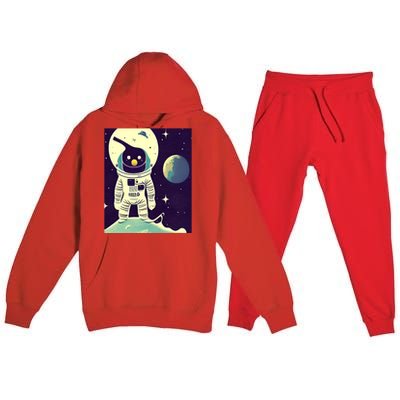 Out Of This World Penguin Gift Premium Hooded Sweatsuit Set