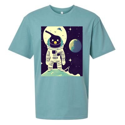 Out Of This World Penguin Gift Sueded Cloud Jersey T-Shirt