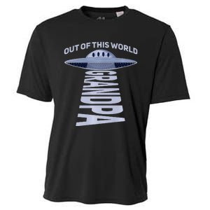 Out Of This World Grandpa Quote For Your UFO Grandpa Premium Cooling Performance Crew T-Shirt