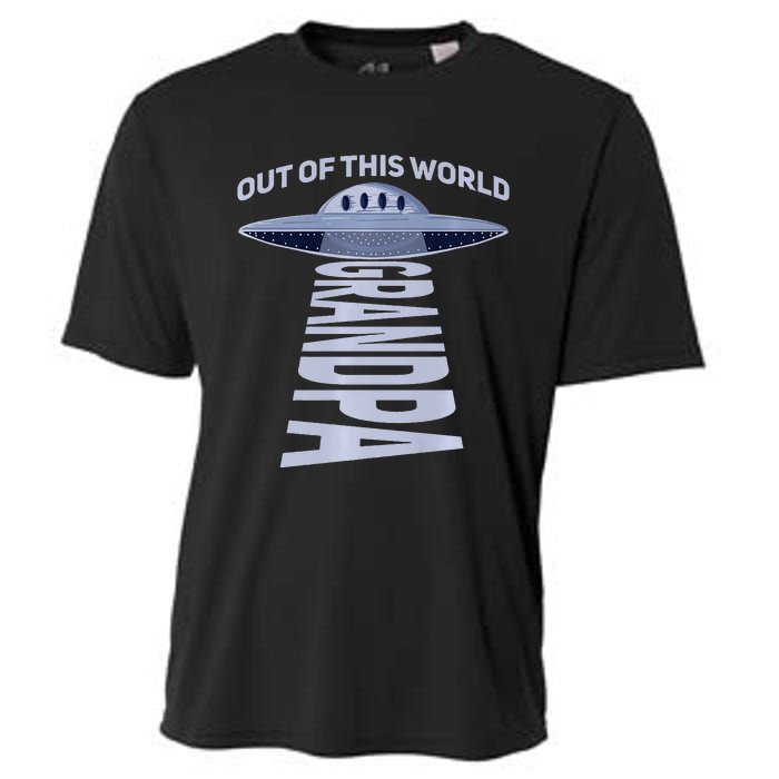 Out Of This World Grandpa Quote For Your UFO Grandpa Premium Cooling Performance Crew T-Shirt