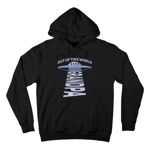 Out Of This World Grandpa Quote For Your UFO Grandpa Premium Hoodie