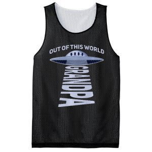 Out Of This World Grandpa Quote For Your UFO Grandpa Premium Mesh Reversible Basketball Jersey Tank