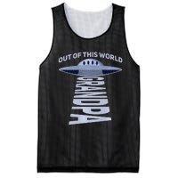 Out Of This World Grandpa Quote For Your UFO Grandpa Premium Mesh Reversible Basketball Jersey Tank