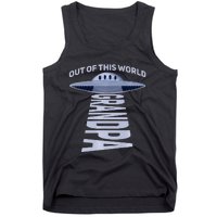 Out Of This World Grandpa Quote For Your UFO Grandpa Premium Tank Top