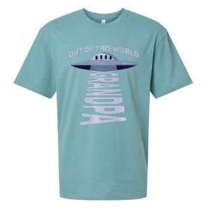 Out Of This World Grandpa Quote For Your UFO Grandpa Premium Sueded Cloud Jersey T-Shirt