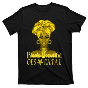 Order Of The Eastern Star OES Ring Diva Black Beautiful T-Shirt