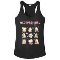 Ot Occupational Therapy Halloween Retro Ghost Ot Halloween Ladies PosiCharge Competitor Racerback Tank