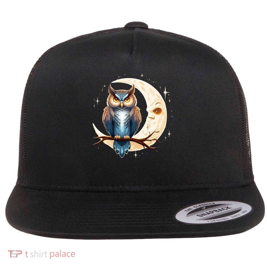 Owl Of The Moonlit Branch Gift Flatbill Hat