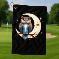Owl Of The Moonlit Branch Gift Golf Towel