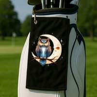 Owl Of The Moonlit Branch Gift Golf Towel