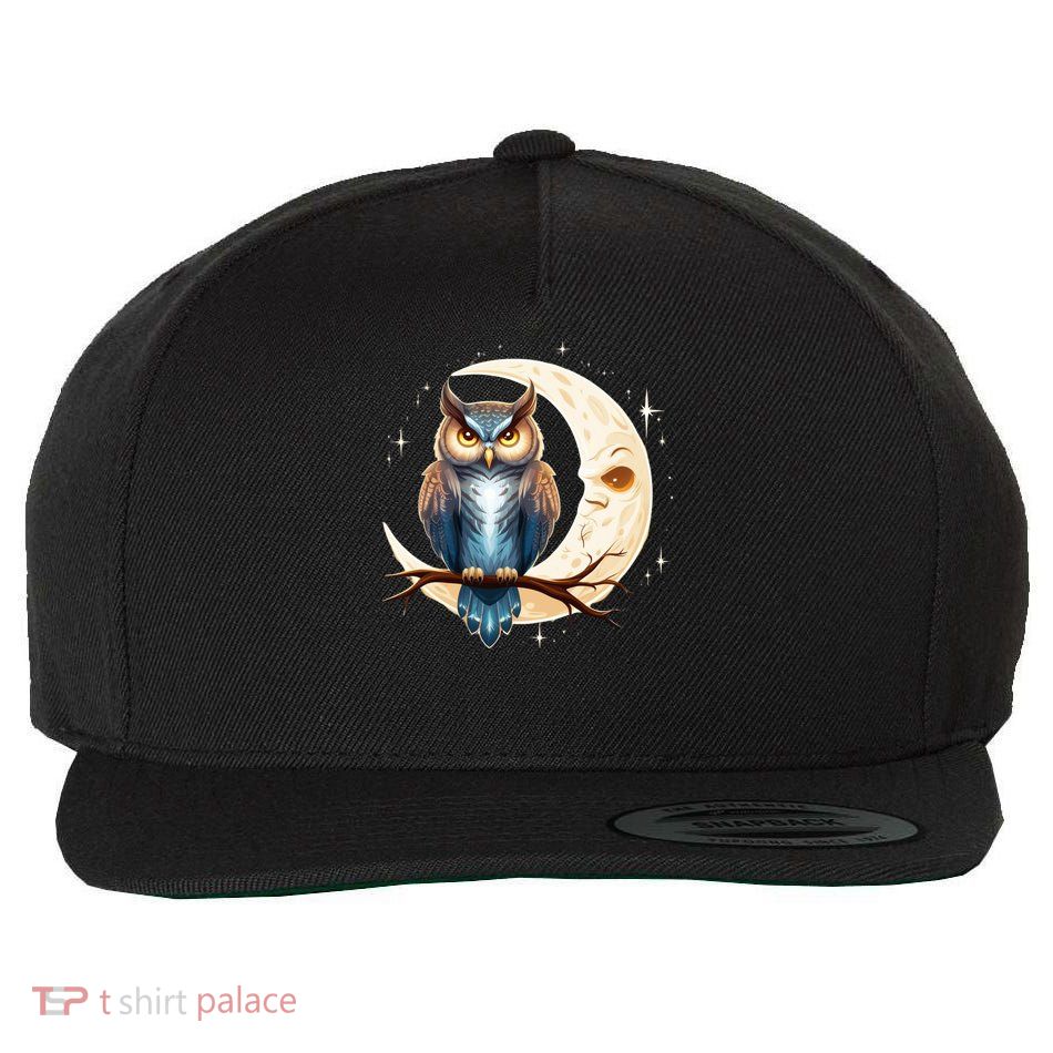 Owl Of The Moonlit Branch Gift Wool Snapback Cap