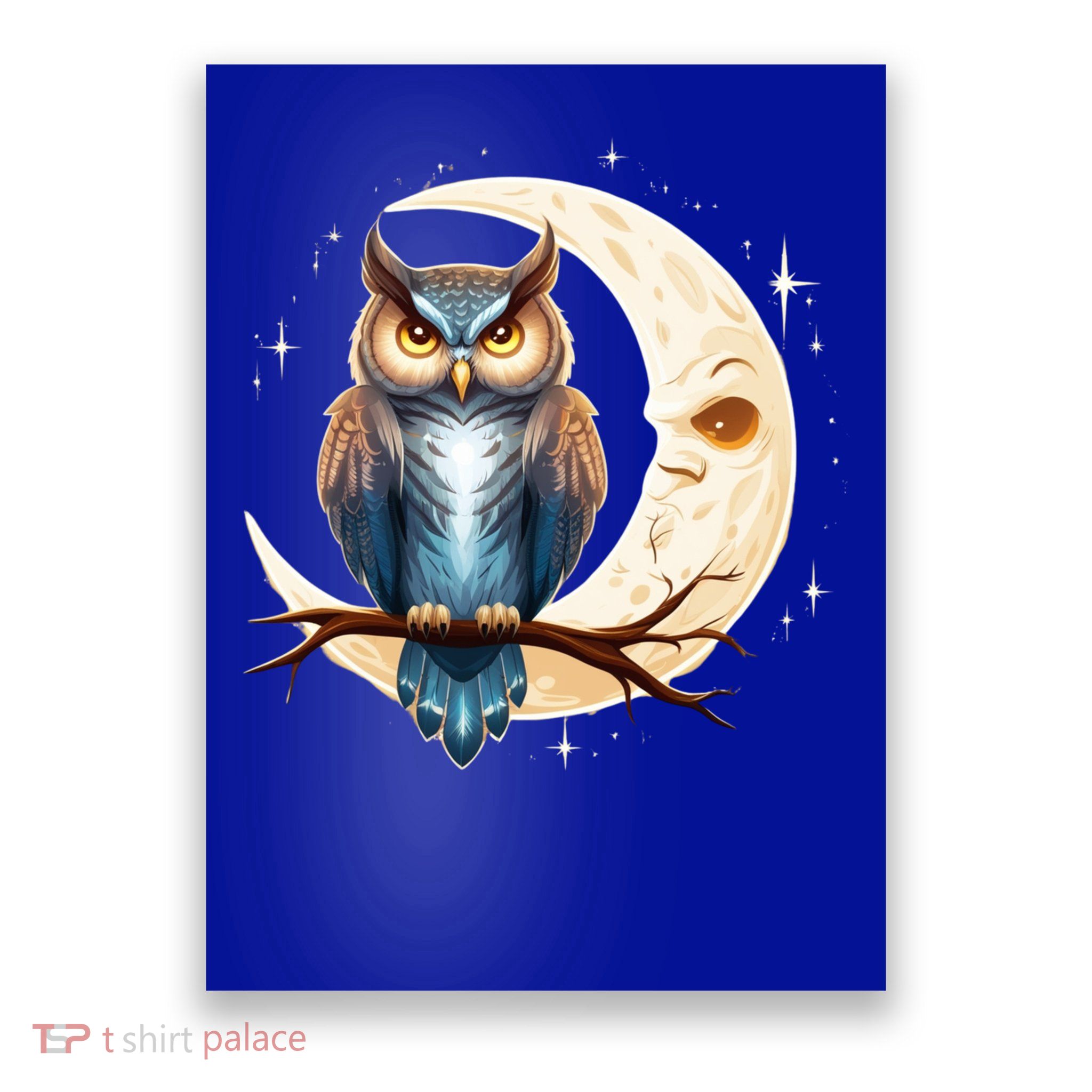 Owl Of The Moonlit Branch Gift Poster