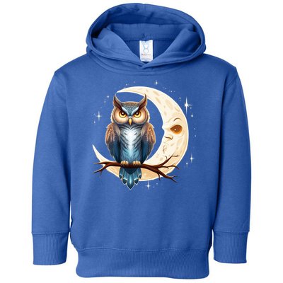 Owl Of The Moonlit Branch Gift Toddler Hoodie