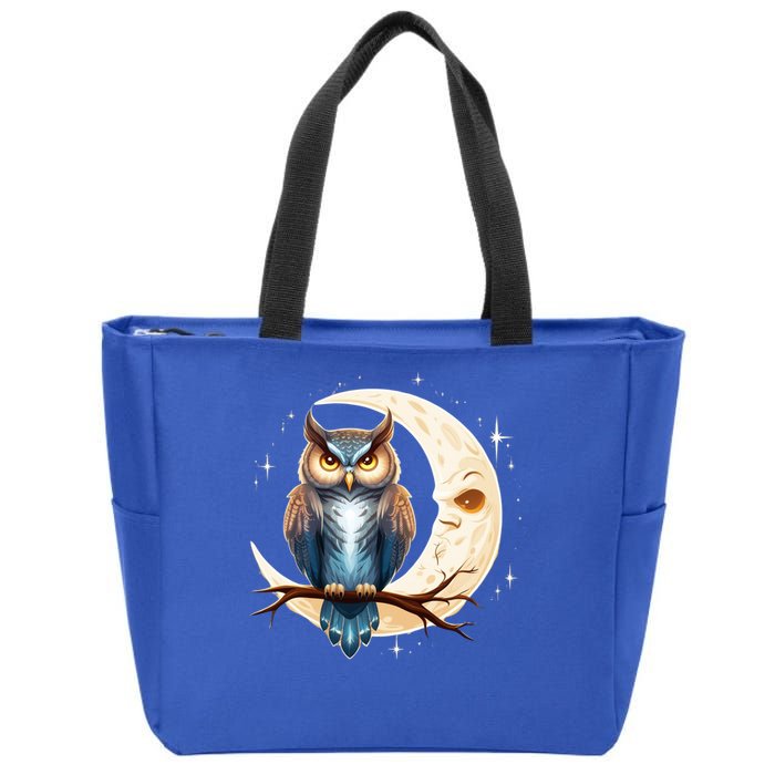 Owl Of The Moonlit Branch Gift Zip Tote Bag
