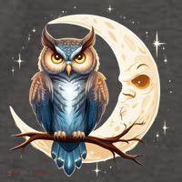 Owl Of The Moonlit Branch Gift Vector Backpack