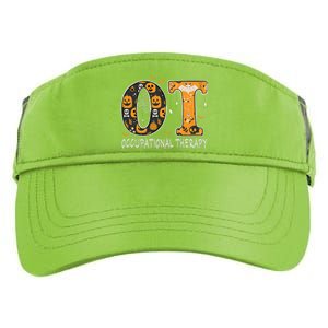 OT Occupational Therapy Therapist Halloween OTA Spooky Adult Drive Performance Visor