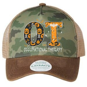 OT Occupational Therapy Therapist Halloween OTA Spooky Legacy Tie Dye Trucker Hat