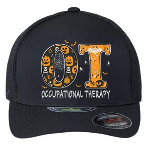 OT Occupational Therapy Therapist Halloween OTA Spooky Flexfit Unipanel Trucker Cap