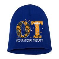 OT Occupational Therapy Therapist Halloween OTA Spooky Short Acrylic Beanie