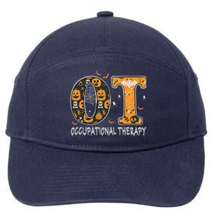 OT Occupational Therapy Therapist Halloween OTA Spooky 7-Panel Snapback Hat