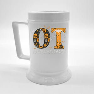 OT Occupational Therapy Therapist Halloween OTA Spooky Beer Stein