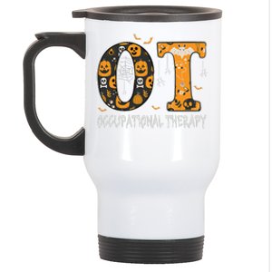 OT Occupational Therapy Therapist Halloween OTA Spooky Stainless Steel Travel Mug