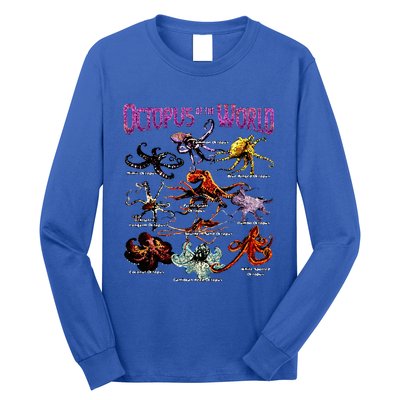 Octopus Of The World Sea Animal Educational Long Sleeve Shirt