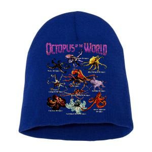 Octopus Of The World Sea Animal Educational Short Acrylic Beanie