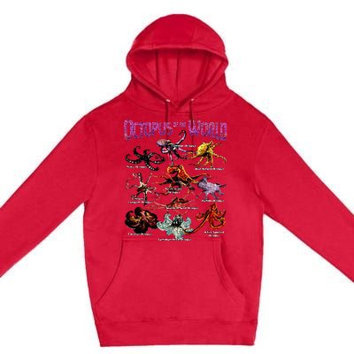 Octopus Of The World Sea Animal Educational Premium Pullover Hoodie