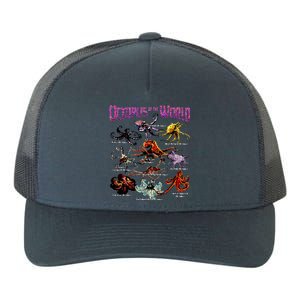 Octopus Of The World Sea Animal Educational Yupoong Adult 5-Panel Trucker Hat