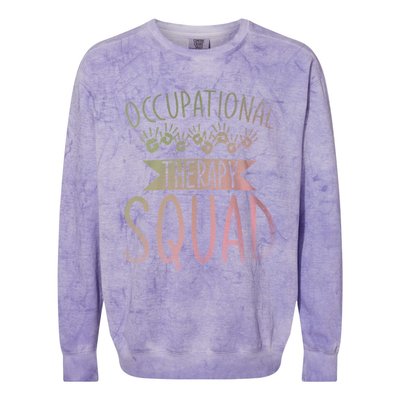 Ota Occupational Therapy Squad Ot Occupational Therapist Colorblast Crewneck Sweatshirt