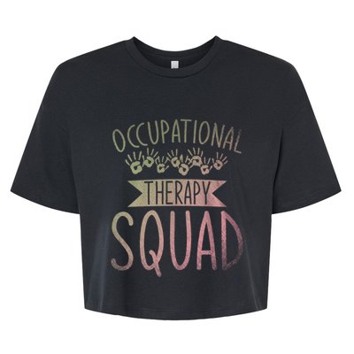 Ota Occupational Therapy Squad Ot Occupational Therapist Bella+Canvas Jersey Crop Tee