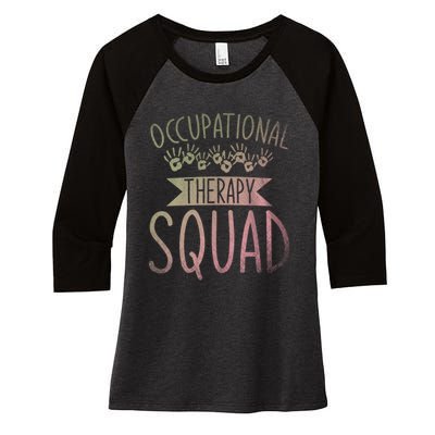 Ota Occupational Therapy Squad Ot Occupational Therapist Women's Tri-Blend 3/4-Sleeve Raglan Shirt