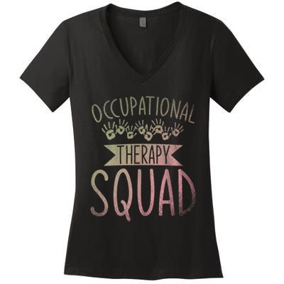 Ota Occupational Therapy Squad Ot Occupational Therapist Women's V-Neck T-Shirt