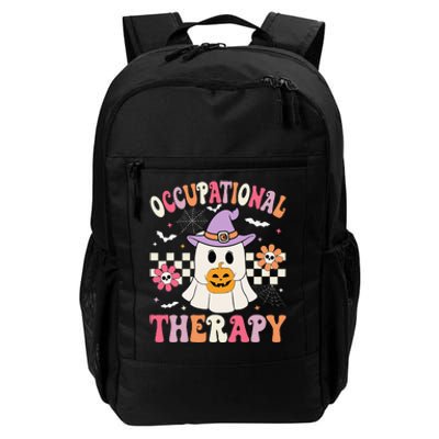 Ot Occupational Therapy Halloween Retro Ghost Ot Halloween Daily Commute Backpack