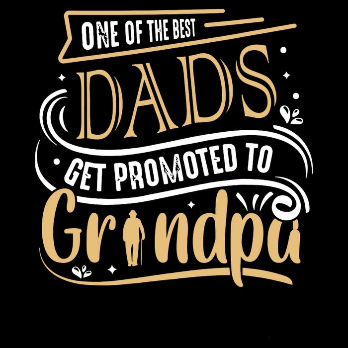 One Of The Best Dad Get Promoted To Grandpa Grandparents Day Button