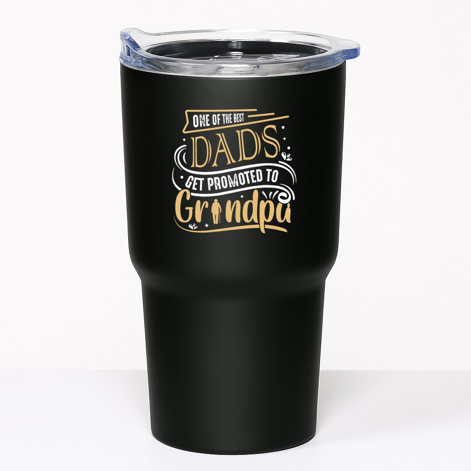 One Of The Best Dad Get Promoted To Grandpa Grandparents Day Tumbler