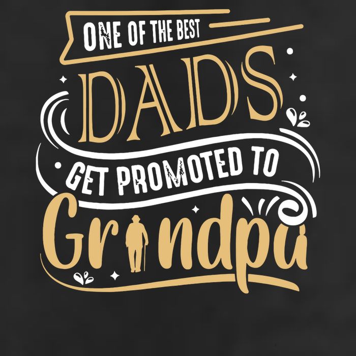 One Of The Best Dad Get Promoted To Grandpa Grandparents Day Golf Towel