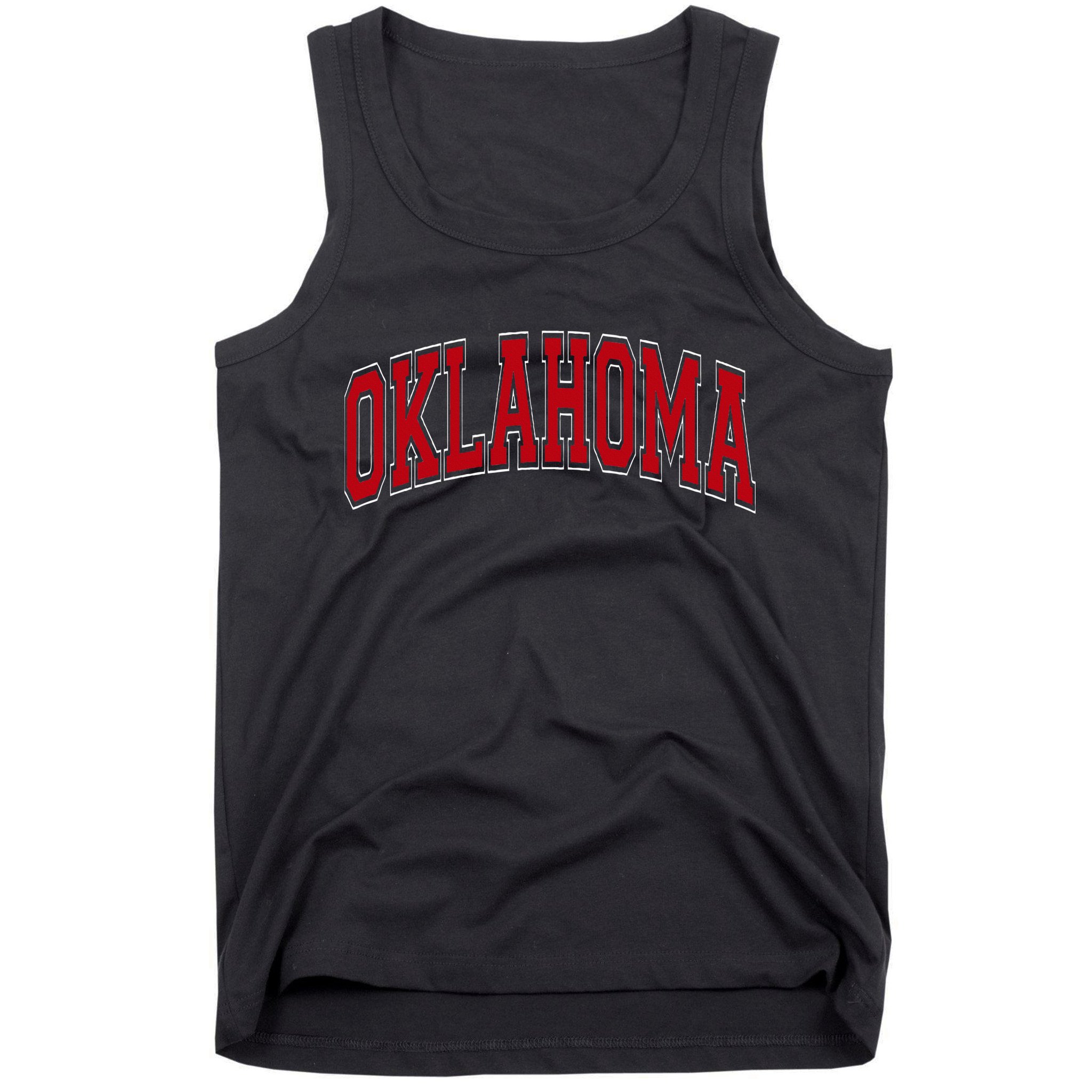 Oklahoma Ok Varsity Style Tank Top