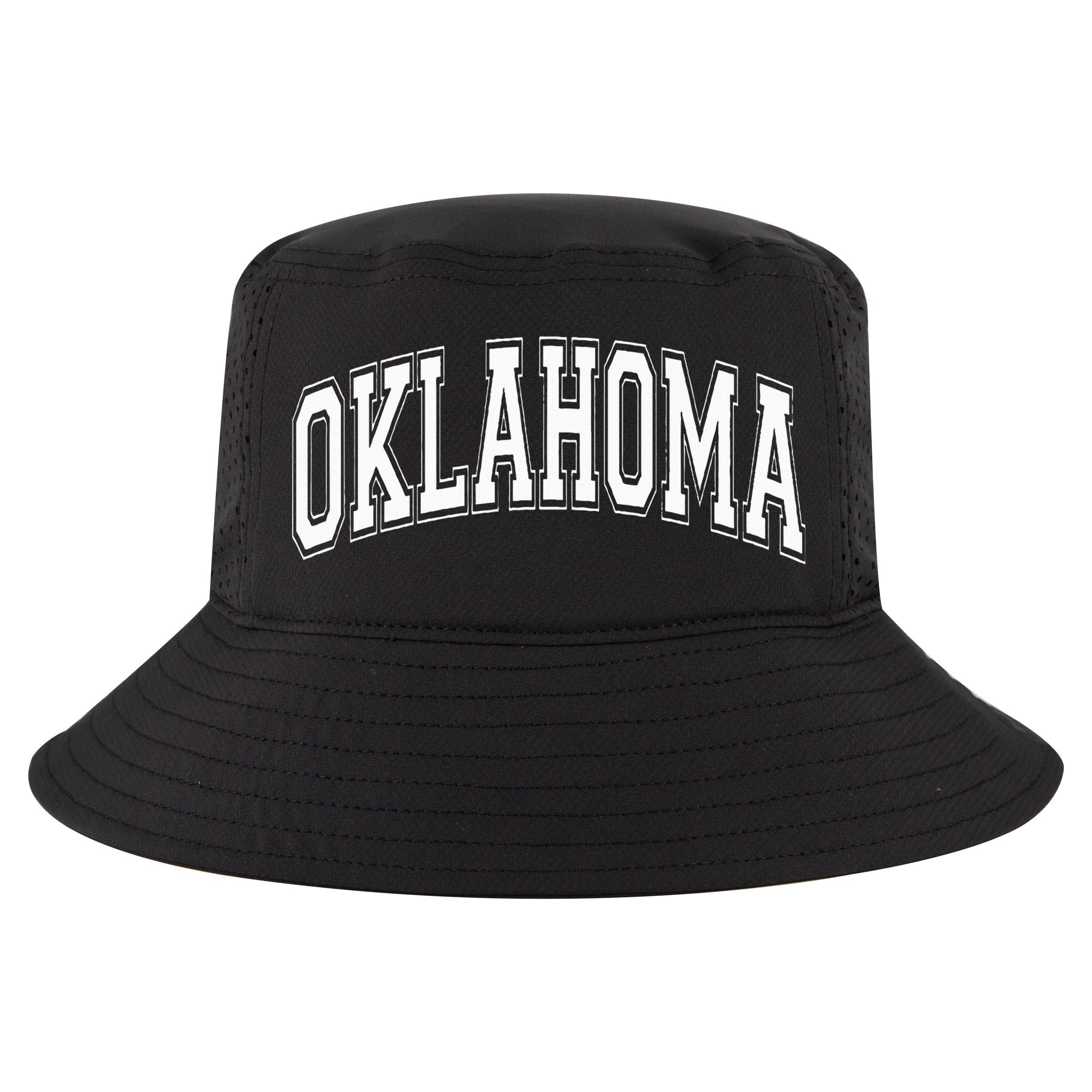 Oklahoma OK Vintage College Athletic Design Cool Comfort Performance Bucket Hat