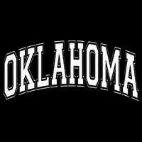 Oklahoma OK Vintage College Athletic Design Baby Bodysuit