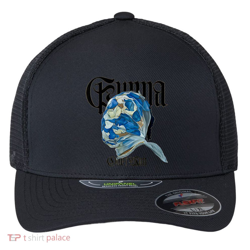 One Of Wun Album Art Custom Graphics Flexfit Unipanel Trucker Cap