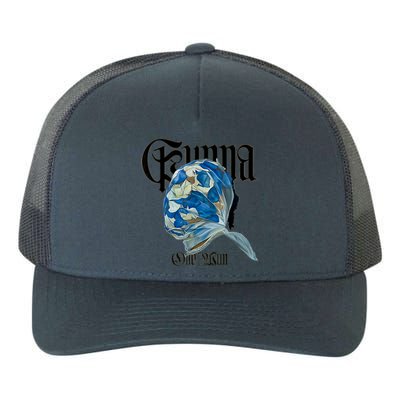 One Of Wun Album Art Custom Graphics Yupoong Adult 5-Panel Trucker Hat