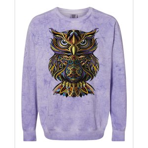 Owl Colorblast Crewneck Sweatshirt