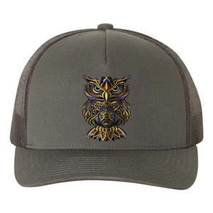 Owl Yupoong Adult 5-Panel Trucker Hat