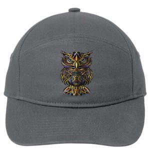 Owl 7-Panel Snapback Hat