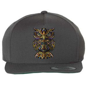 Owl Wool Snapback Cap