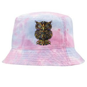 Owl Tie-Dyed Bucket Hat