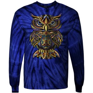 Owl Tie-Dye Long Sleeve Shirt