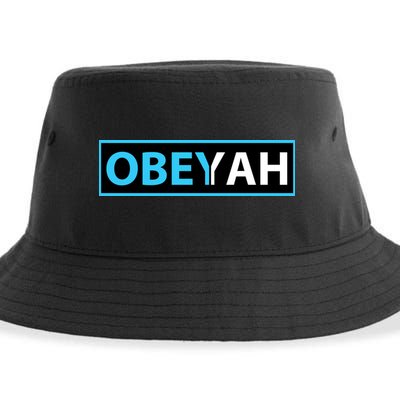 Obeyah Obey Yah God Christian Hebrew Roots Sustainable Bucket Hat